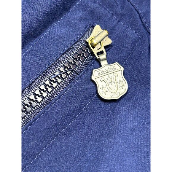 Kaelin Athletic Track Suit Jacket Wm's Sz L Navy Blue Machine Washable - Picture 9 of 9